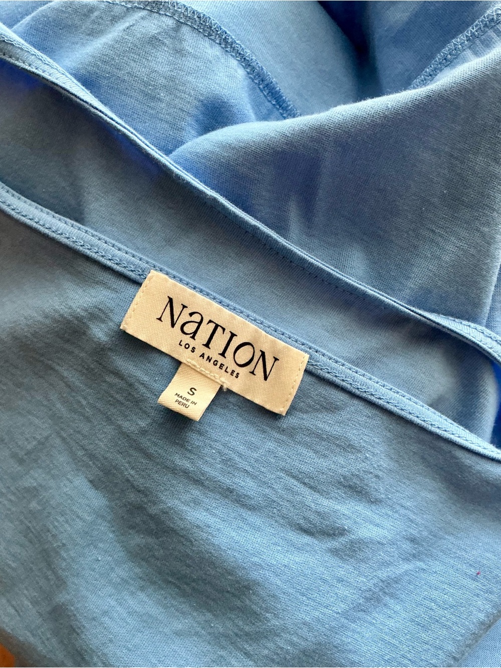 Nation LTD Cleo Laguna Blue Ruched Midi Dress Size S & M NWT - Picture 2 of 16